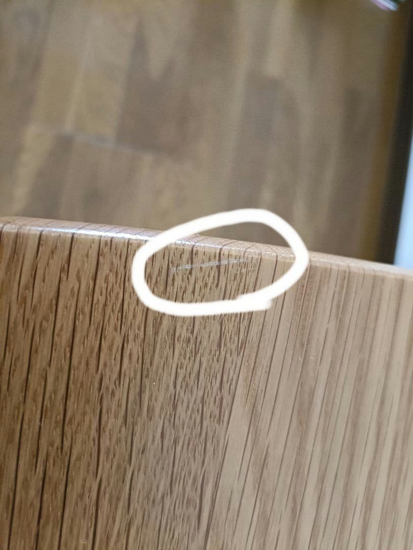 【一時値下げ】無印良品 無垢材テーブル・楕円・オーク材 4人掛け