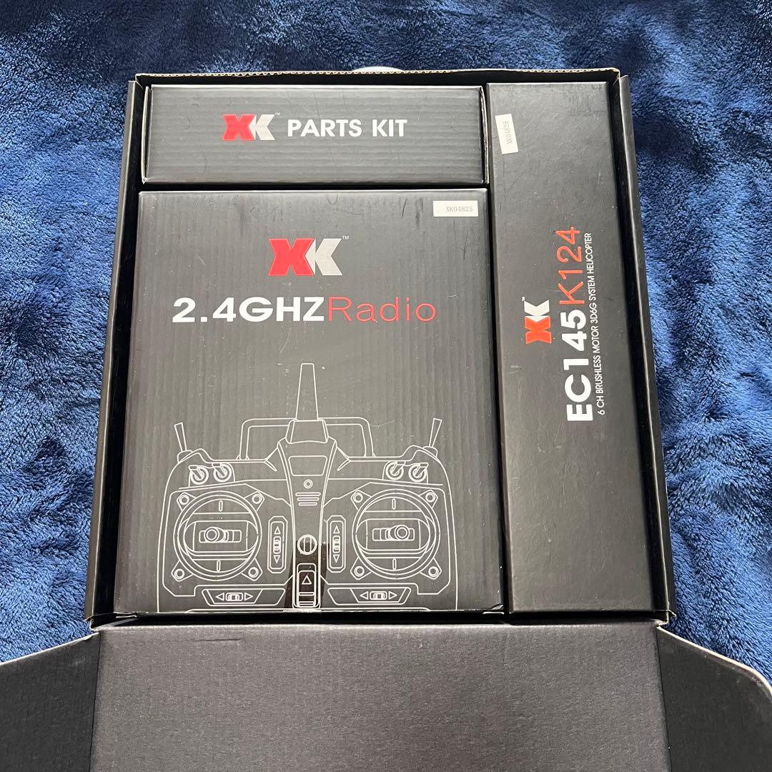 ハイテック ラジコンヘリ XK社製 EC145 K124 6CH 中古品
