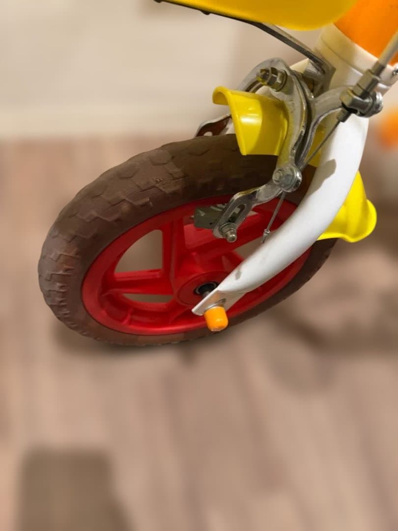 美品それいけ！アンパンマン 補助輪付 子供用自転車 アンパンマンエアホーン2個付