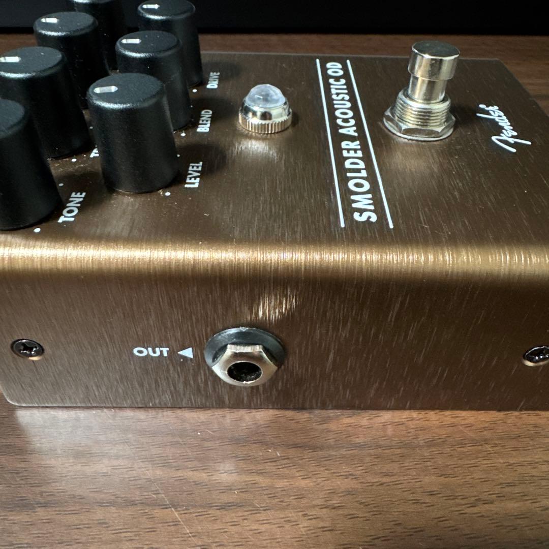 美品 Fender SMOLDER ACOUSTIC OVERDRIVE