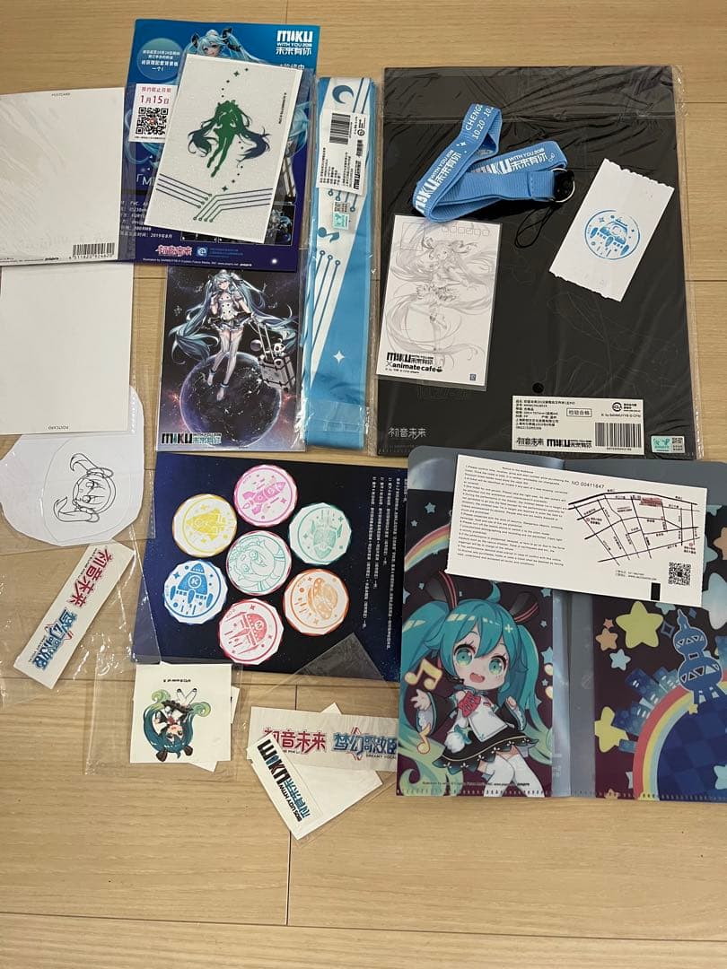 初音ミク miku with you 2018 海外　中国　上海　グッズセット