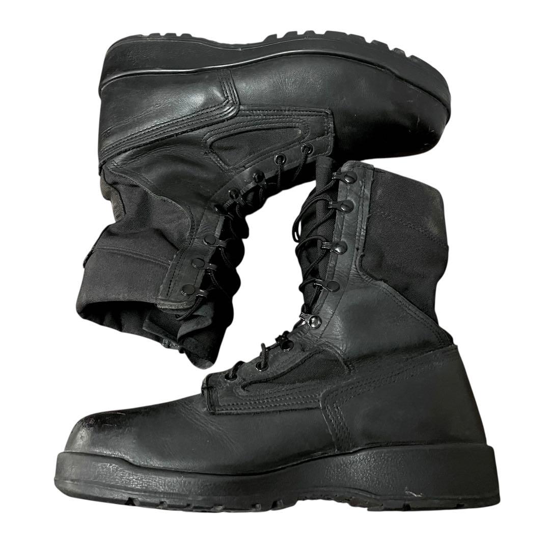 BELLEVILLEベルビル USA製 ミリタリーブーツ トゥガード 黒 11