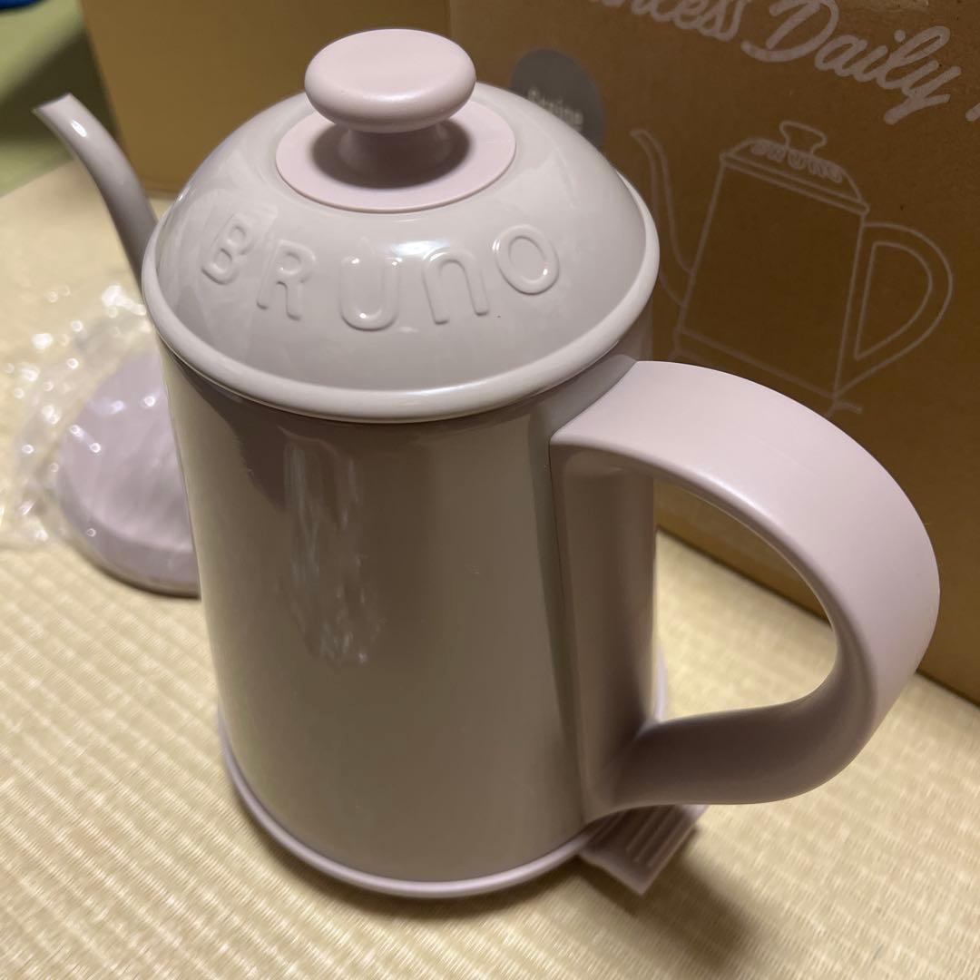 新品　BRUNO ステンレスデイリーケトル グレージュカラー