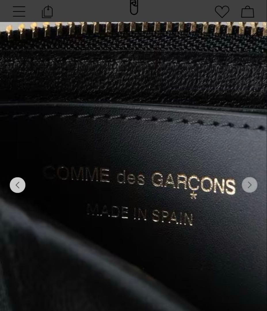 新品 wallet COMME des GARCONS big bowzip財布