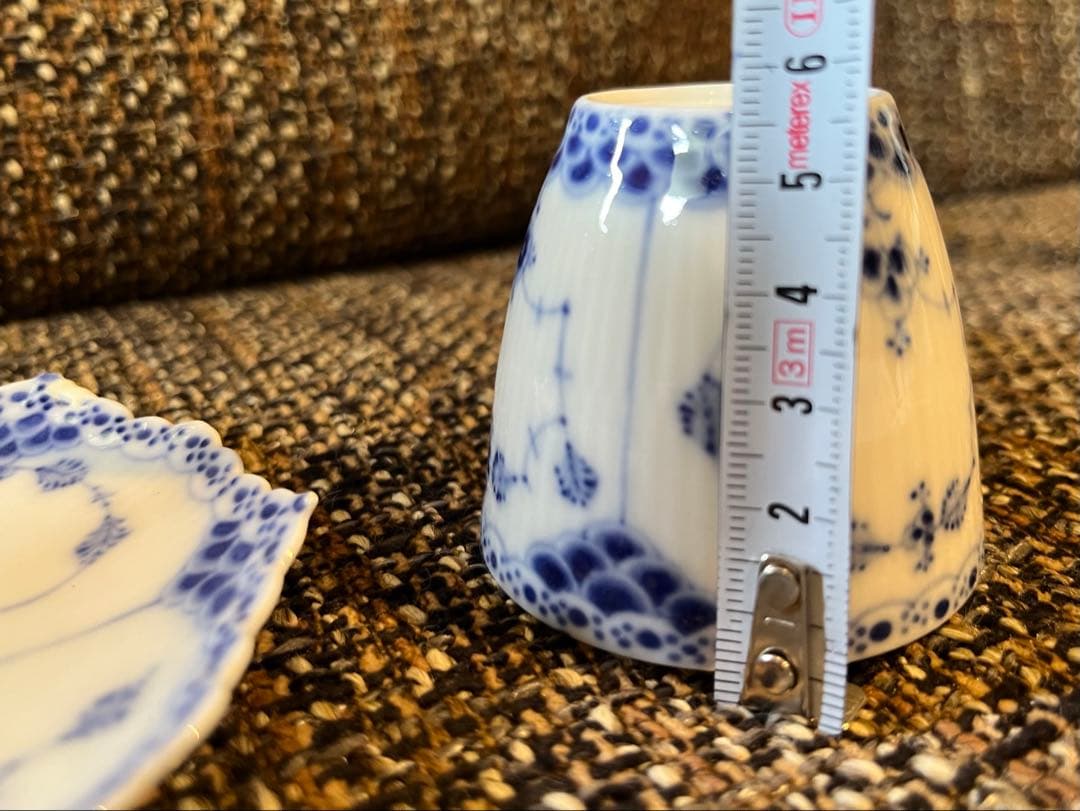 アンティーク19世紀/ロイヤルコペンハーゲン/デミタスカップ＆ソーサー