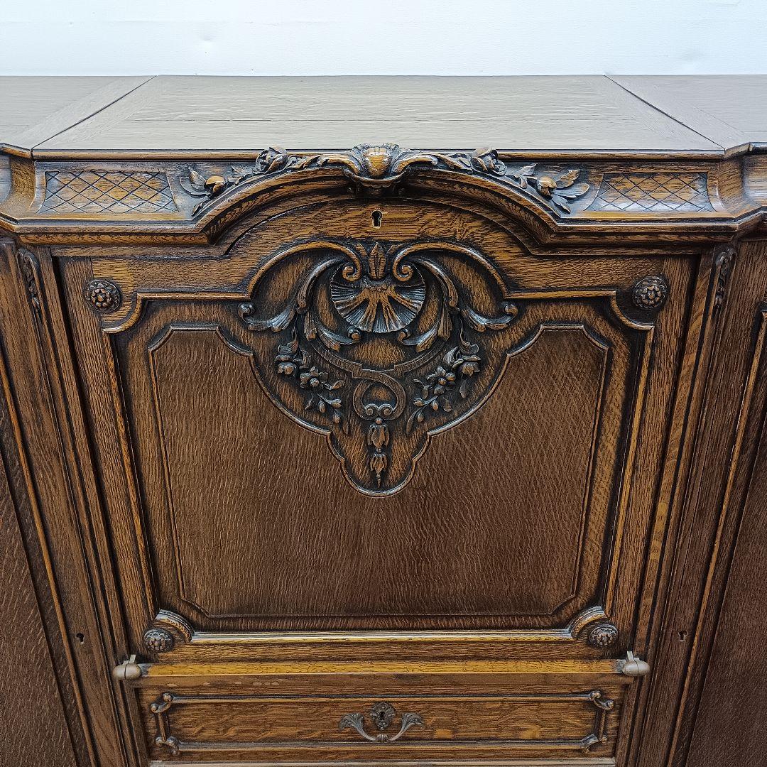 キャビネット　アンティーク　猫脚　外国製