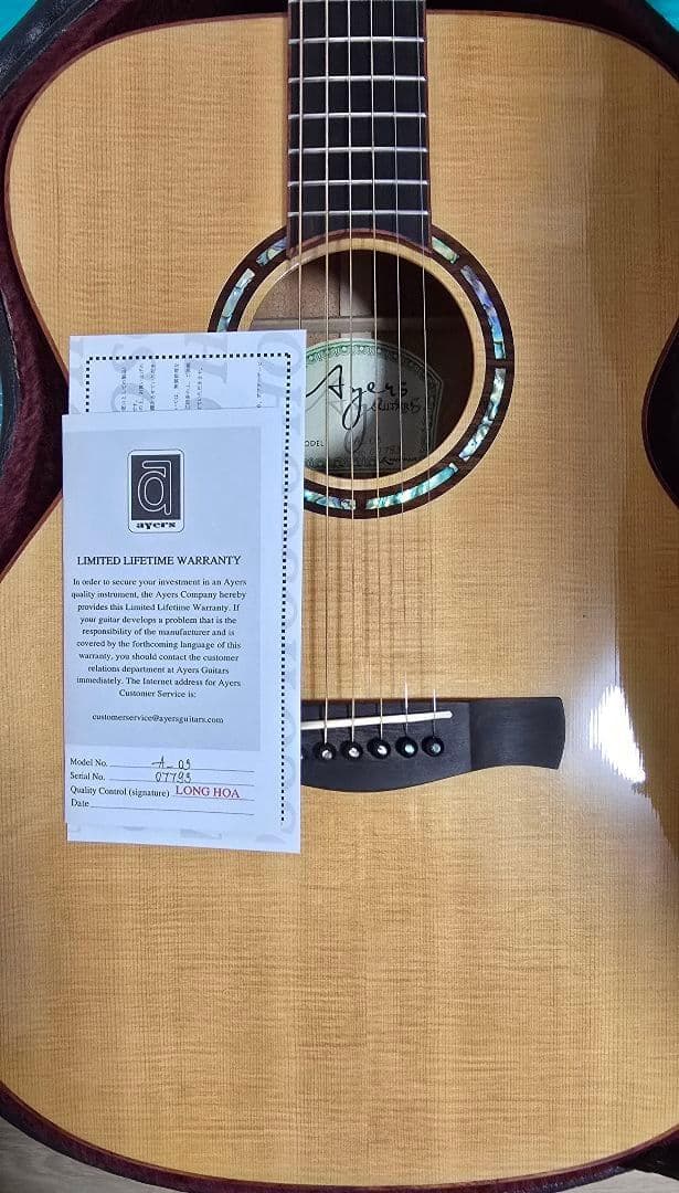 Ayers　A-03　アコースティックギター　美品