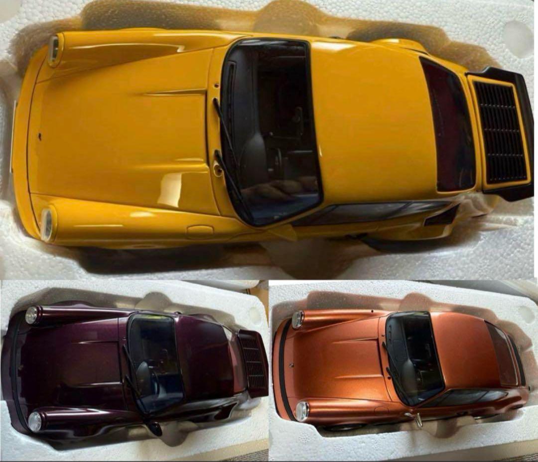 GT SPIRIT 1/18 ポルシェターボS カレラ ルーフ CTR 3台