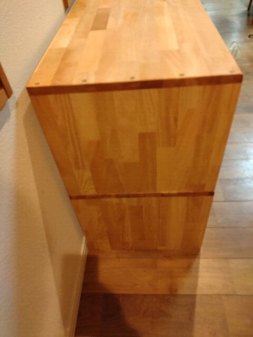 木製　ハンドメイド　オーダー　コの字　キヌカ　机　テーブル　サイドテーブル