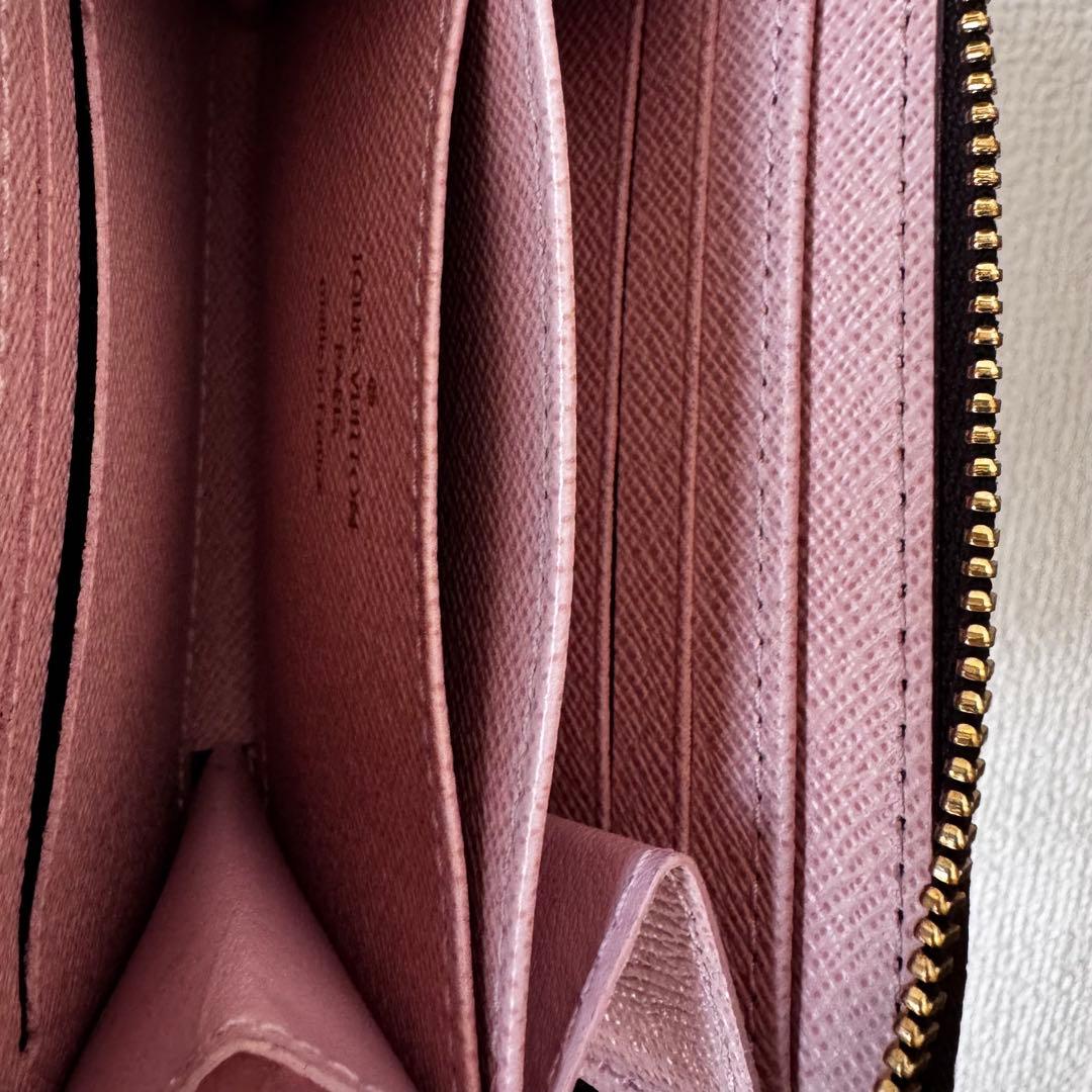 だいきち　ルイヴィトン ダミエ ジッピーパース ピンク NFCタグ