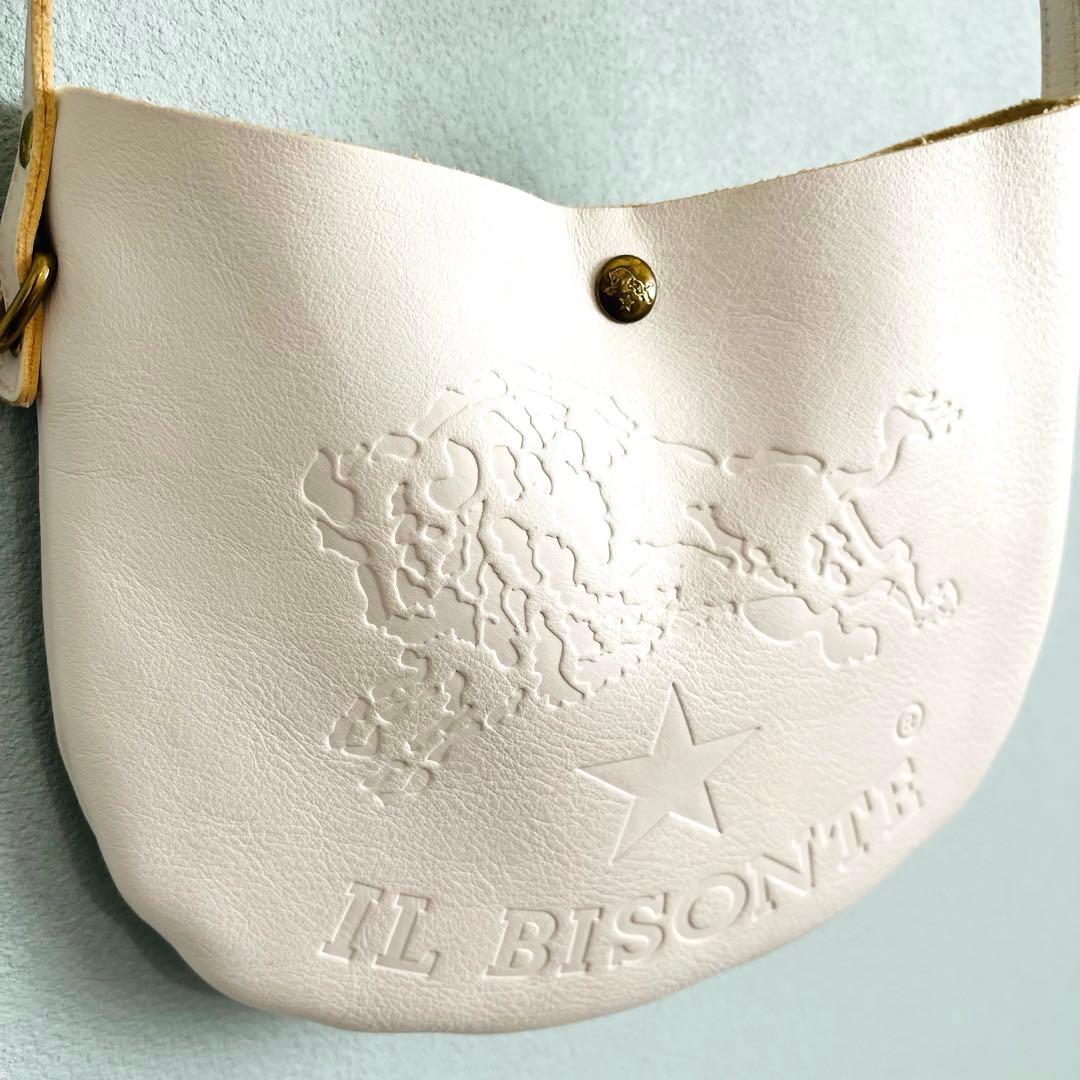 【未使用級】イルビゾンテ ショルダーバッグ ビッグロゴ ILBISONTE