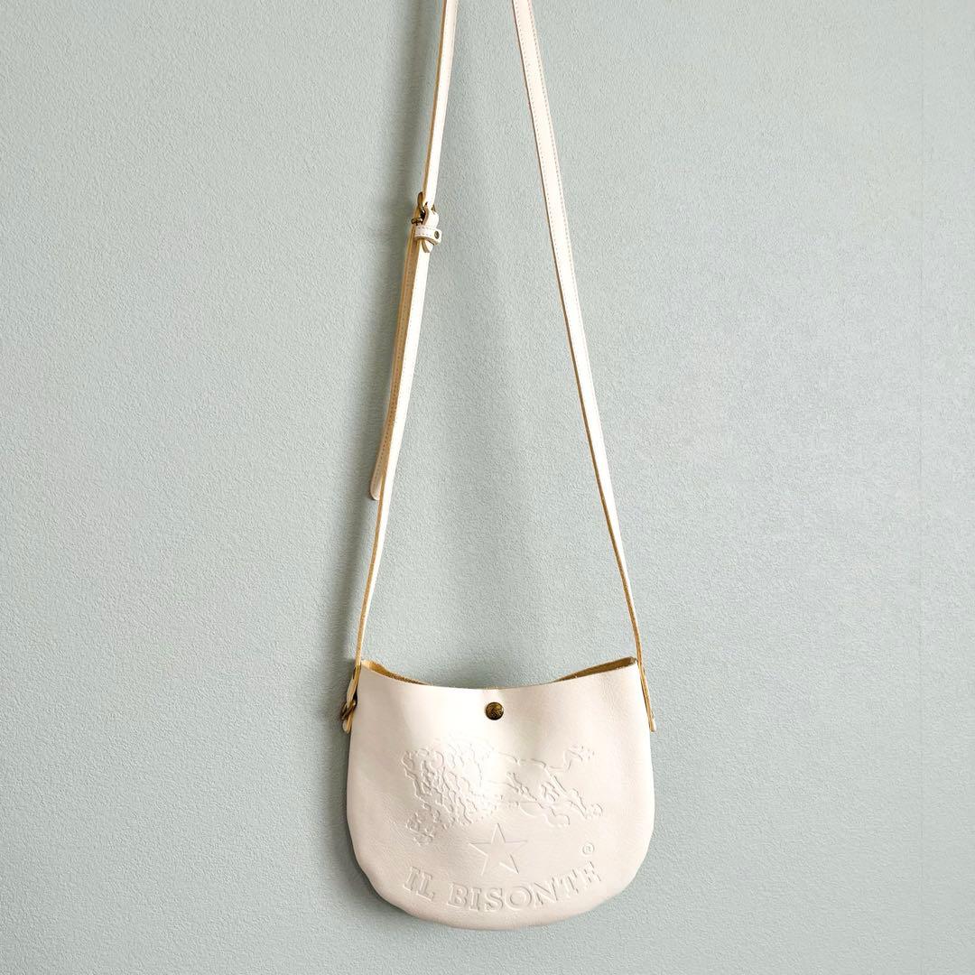 【未使用級】イルビゾンテ ショルダーバッグ ビッグロゴ ILBISONTE