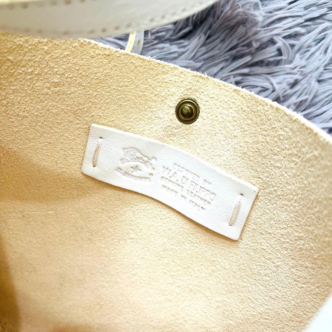 【未使用級】イルビゾンテ ショルダーバッグ ビッグロゴ ILBISONTE