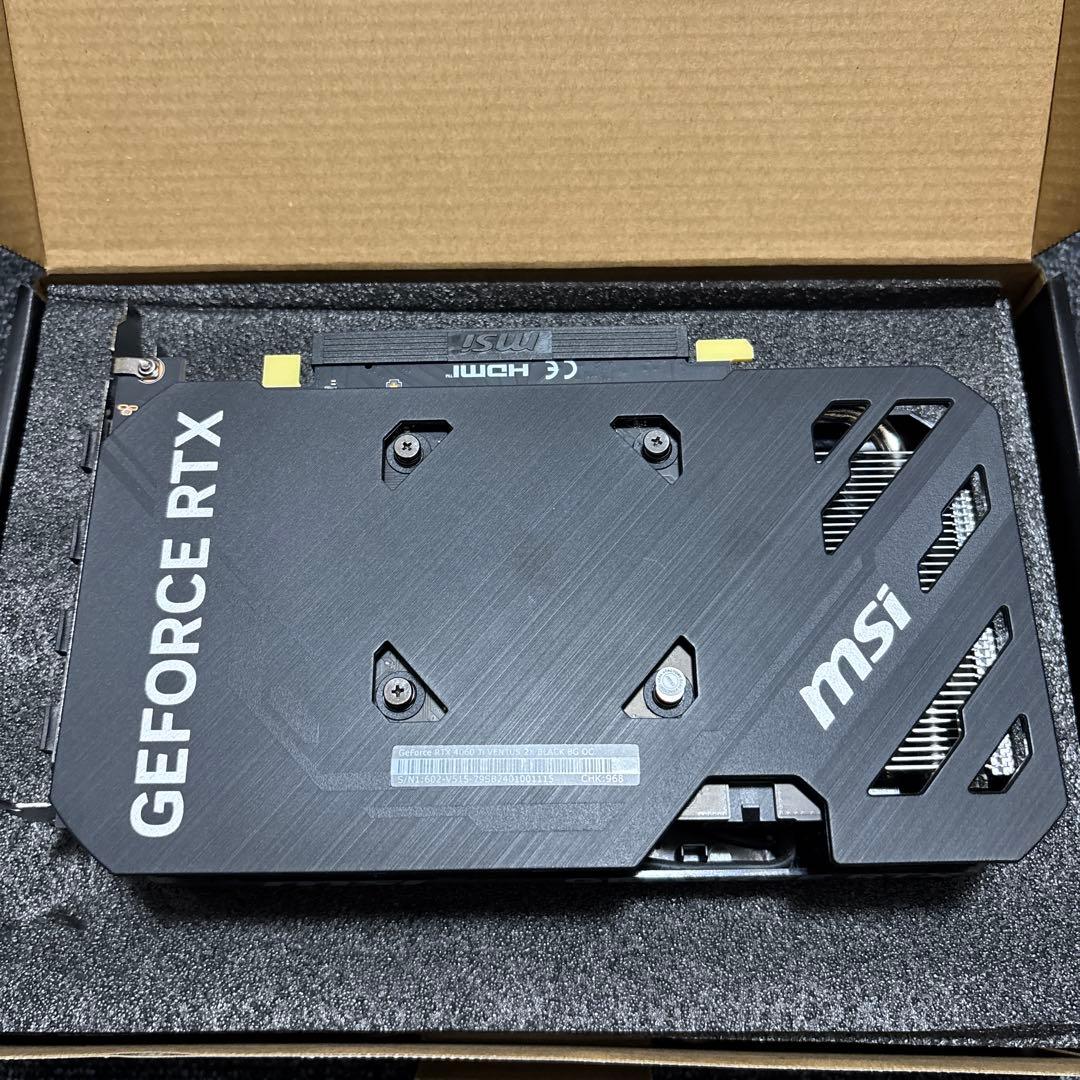 グラフィックボード・グラボ・ビデオカード MSI GEFORCE RTX 4060 Ti VENTUS2X