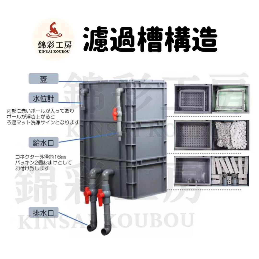 期間限定おまけ付き 水槽池用万能フィルター 外部式飼育濾過装置器水中ポンプ付き