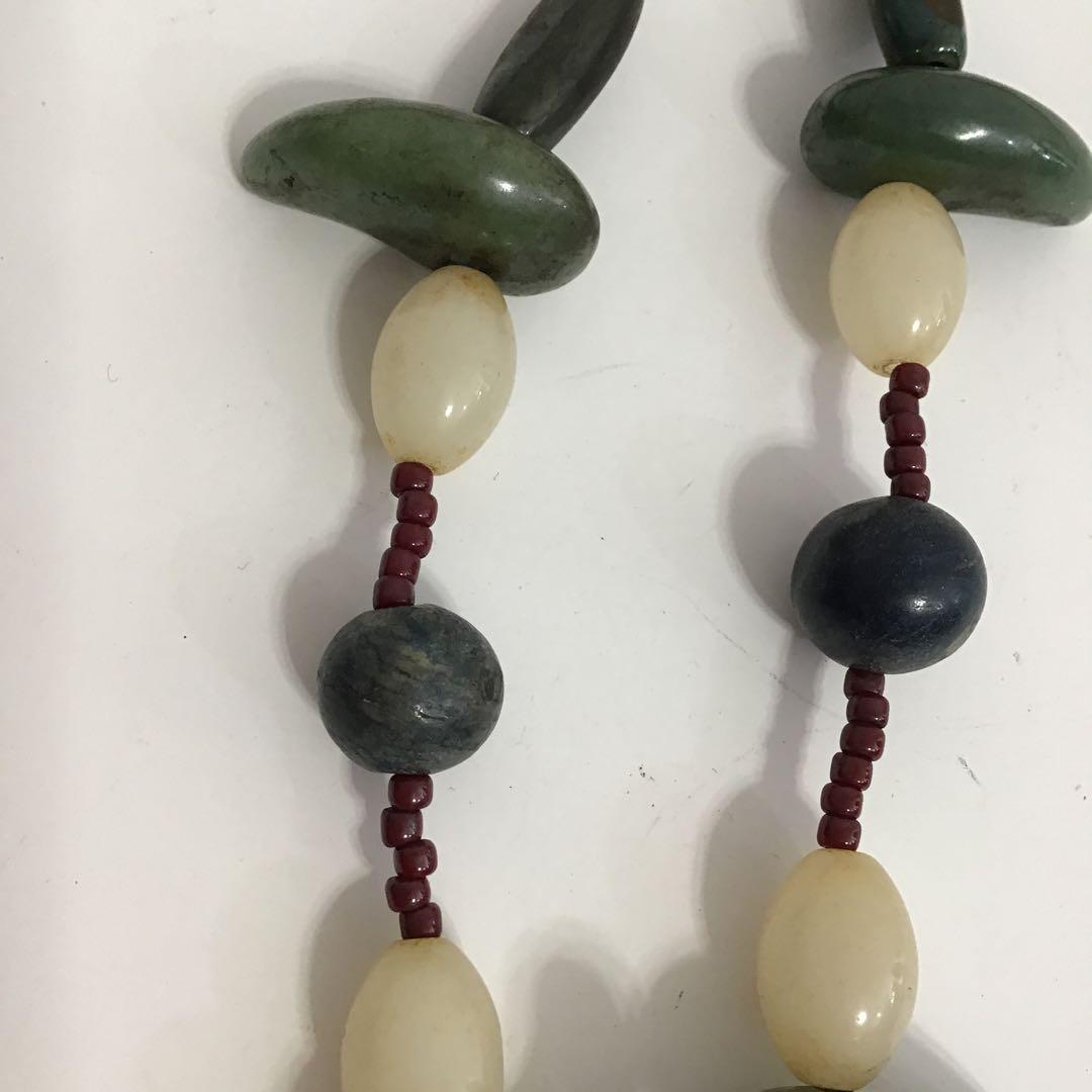 アンティーク　出土品　瑪瑙　勾玉　ネックレス　古墳時代　古代　浪漫　神話