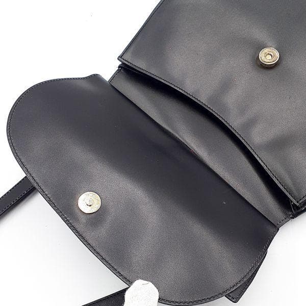 ◆外観美品◆ セリーヌ CELINE ショルダーバッグ 鞄 肩掛け レザー 黒系