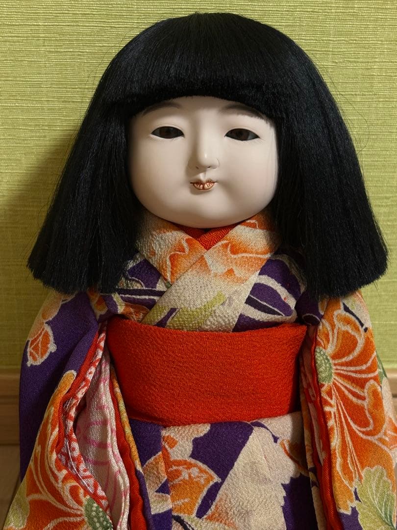 ［お正月特価］市松人形 2体 竹取物語 芳寿作 アンティーク 工芸品