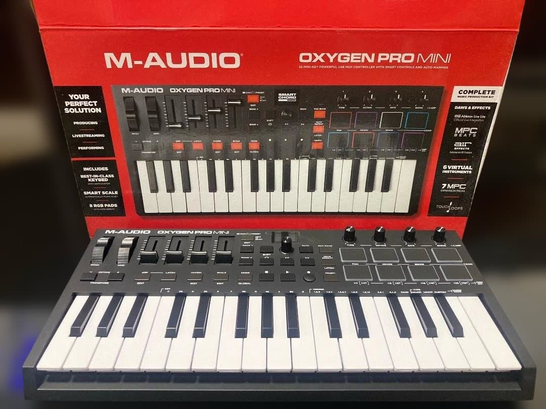 M-AUDIO Oxygen Pro Mini 32鍵 MIDIキーボード