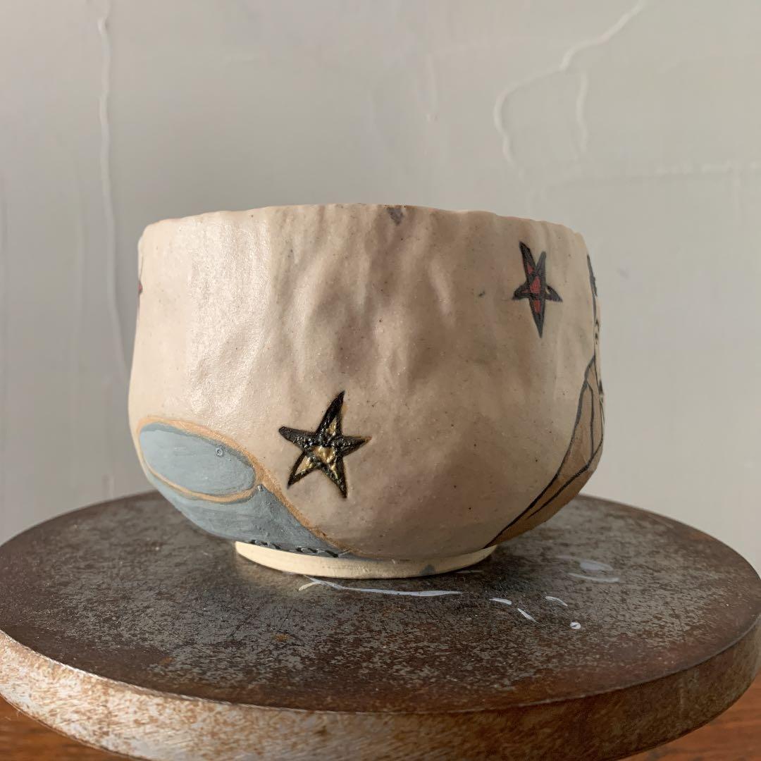 妻の作った　国木田独歩の抹茶茶碗　夜のテトラポッドと月光の鉢　回文