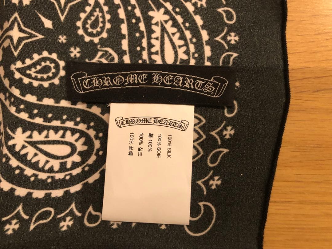 CHROME HEARTS シルクバンダナ