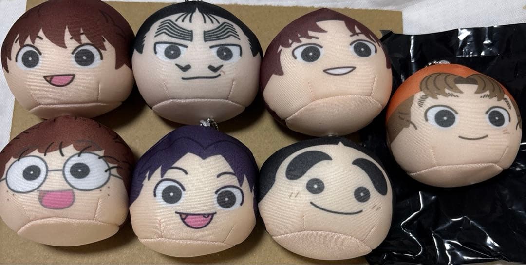 忍たま乱太郎　にぎにぎおまんじゅうマスコット　らんきりしん　先生s 利吉　小松田