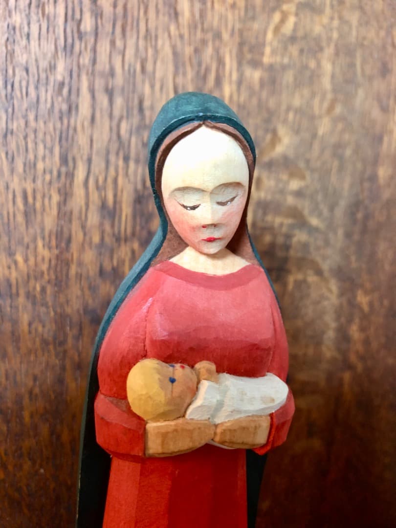 ドイツ　ハーン　マリア　母子像　17cm