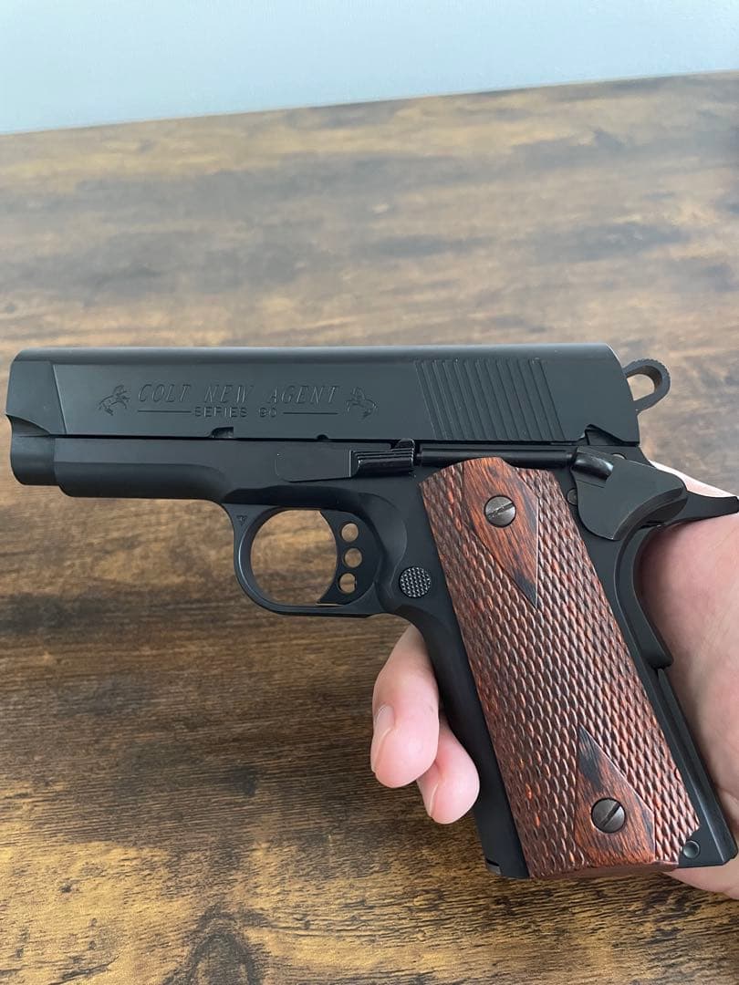 ウエスタンアームズ　コルト　ニューエージェント　ウッドグリップ　限定品