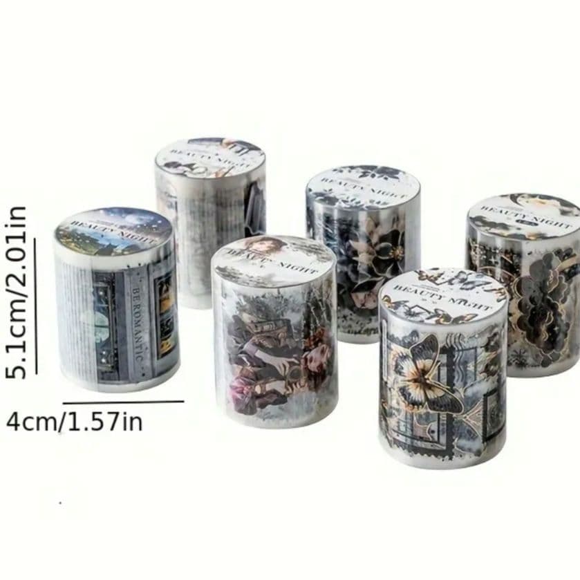 コラージュ　PETテープ　テープシール10種類