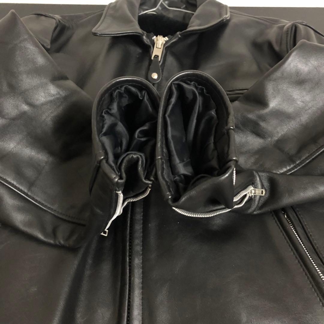 極美品 schott レザージャケット642 44サイズ ライナー付き
