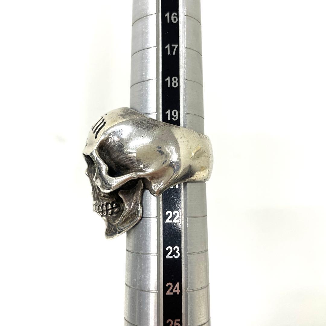 【TK】シルバーリング　スティーブ・オースチスカルリング　ストーンコールド