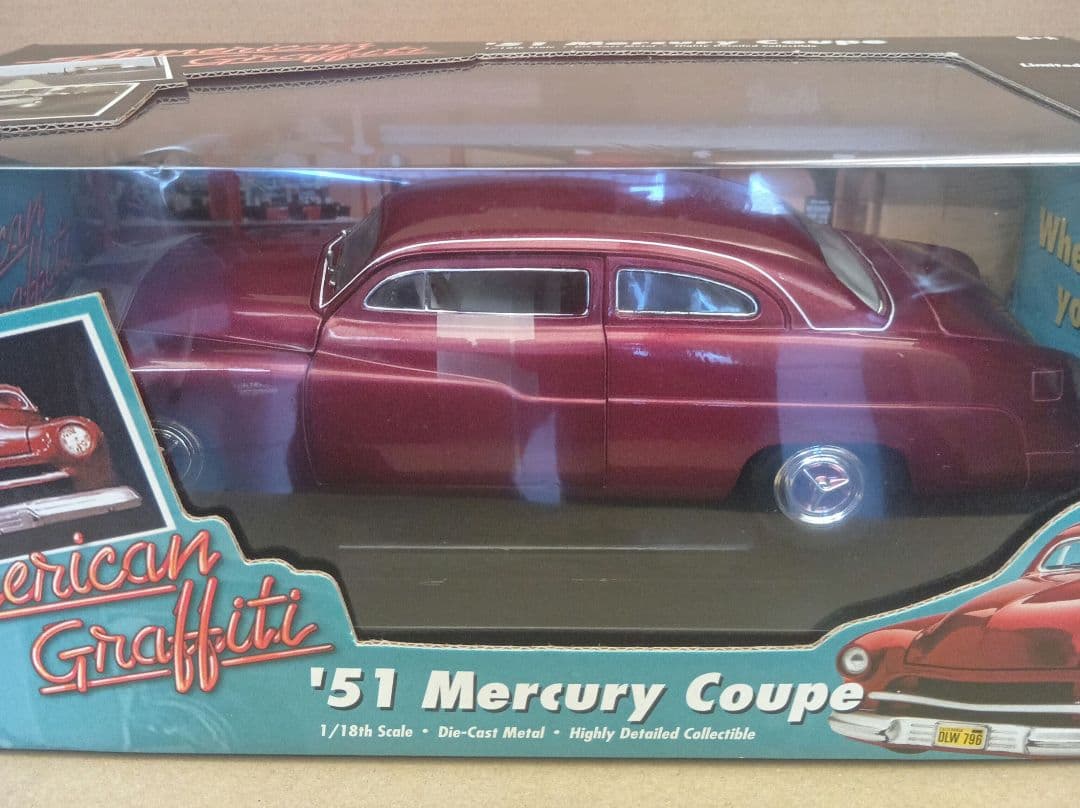 【絶版 限定】Ertl 1/18 '51 Mercury Coupe ミニカー