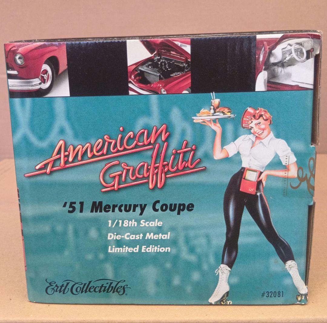 【絶版 限定】Ertl 1/18 '51 Mercury Coupe ミニカー