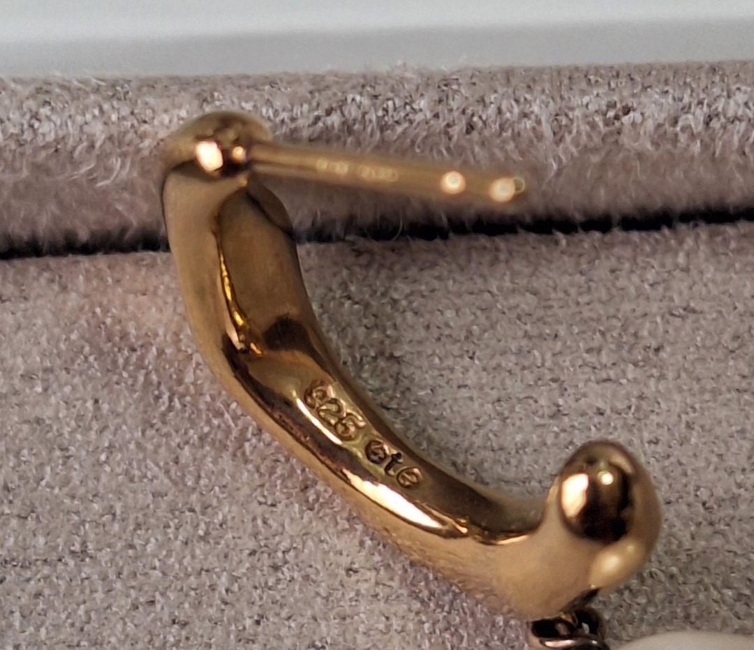 eteパールフープピアス