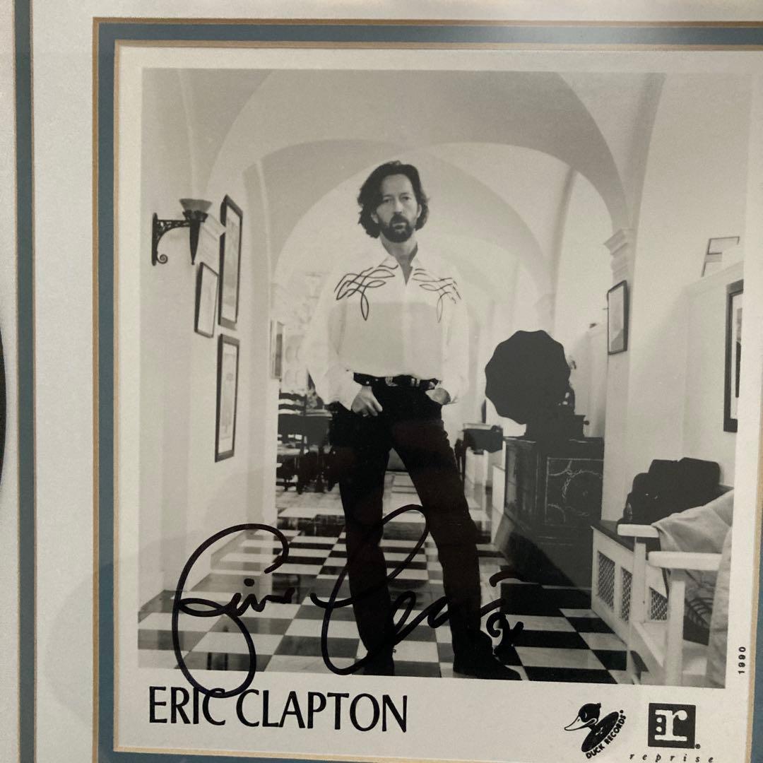 エリック・クラプトン 直筆サイン入りアートフレーム