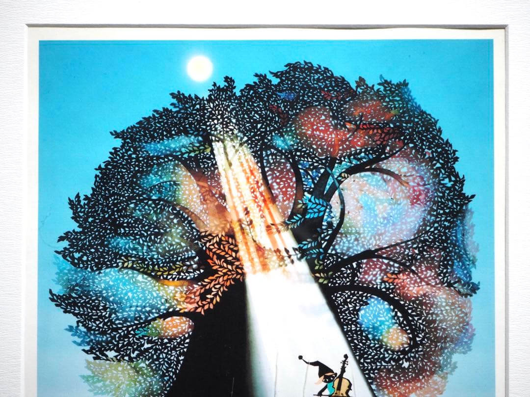 真作■藤城清治 四季のメルヘン 秋 月光の響■版画 絵画 レフグラフ