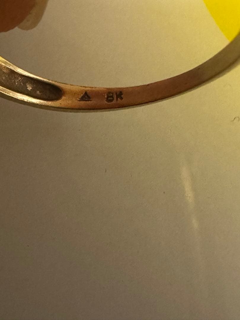 8Kゴールド 指輪　　総1.2グラム　　セール中‼️