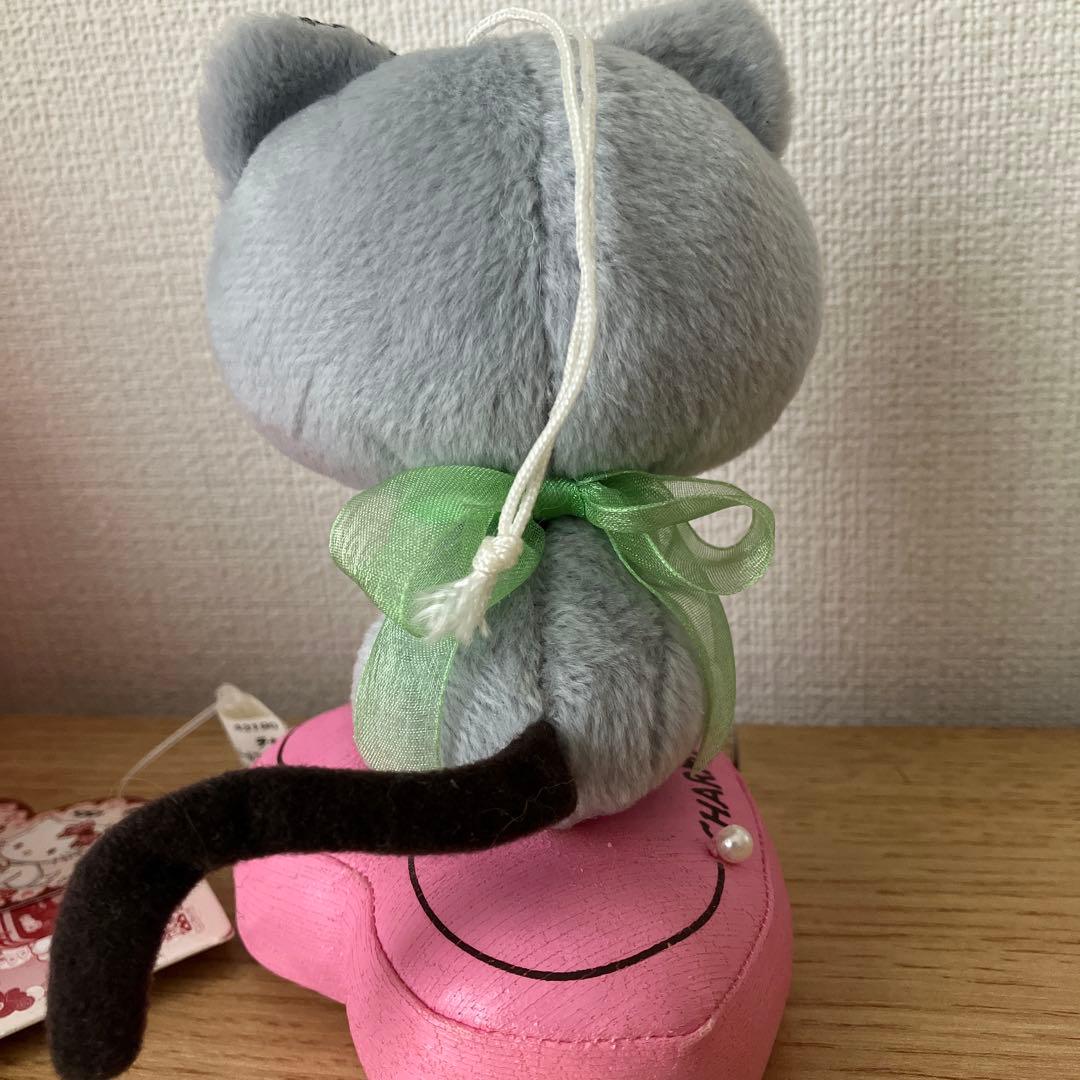 チャーミーキティ　ブラックオパールぬいぐるみ