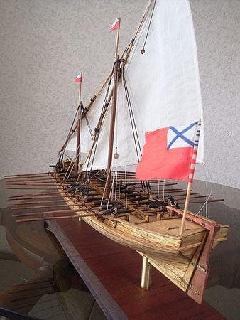 帆船模型完成品 ダブルボート　－あなたのお部屋に一層の品格を－