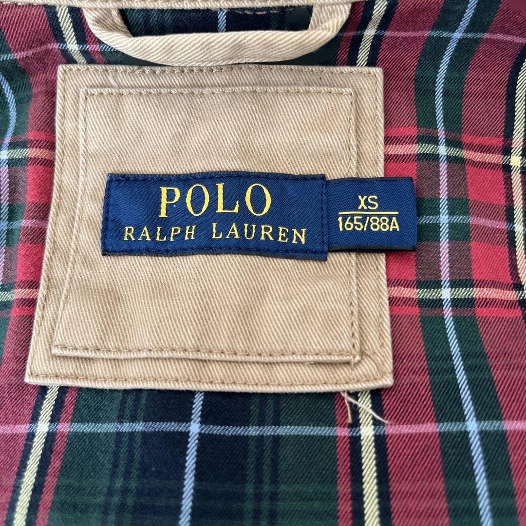 【美品】ポロラルフローレン スイングトップブルゾン 現行タグ チェック裏地 XS
