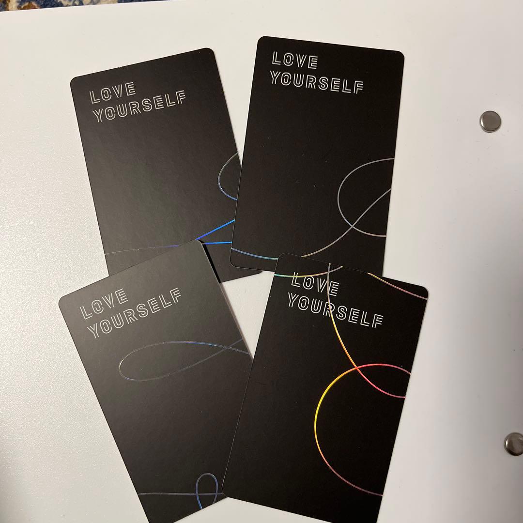 BTS Love Yourself 公式トレカセット suga