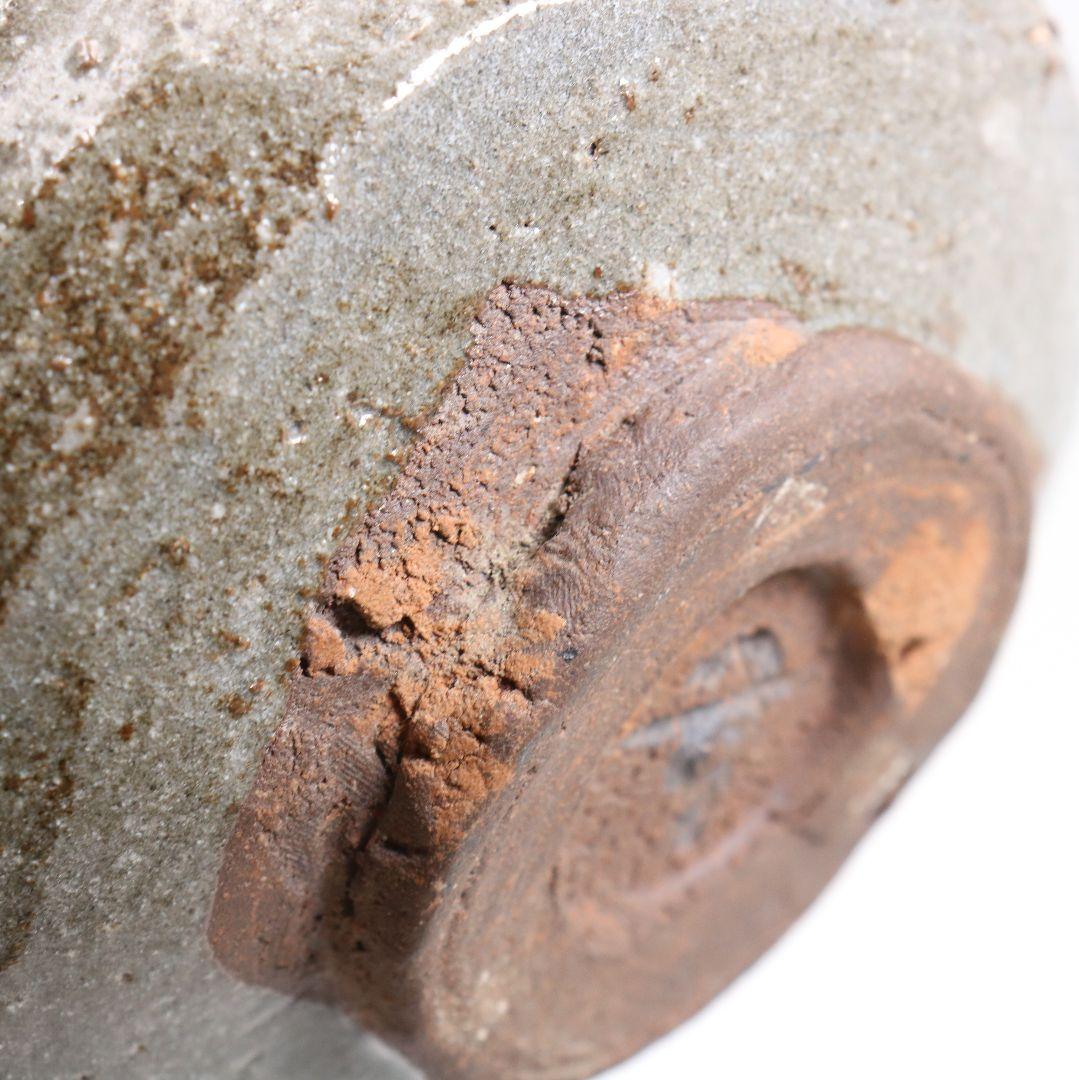 人間国宝 十二代 中里太郎右衛門(無庵)作 絵唐津茶碗 共箱共布　AK892