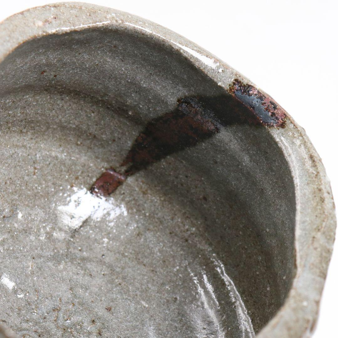 人間国宝 十二代 中里太郎右衛門(無庵)作 絵唐津茶碗 共箱共布　AK892