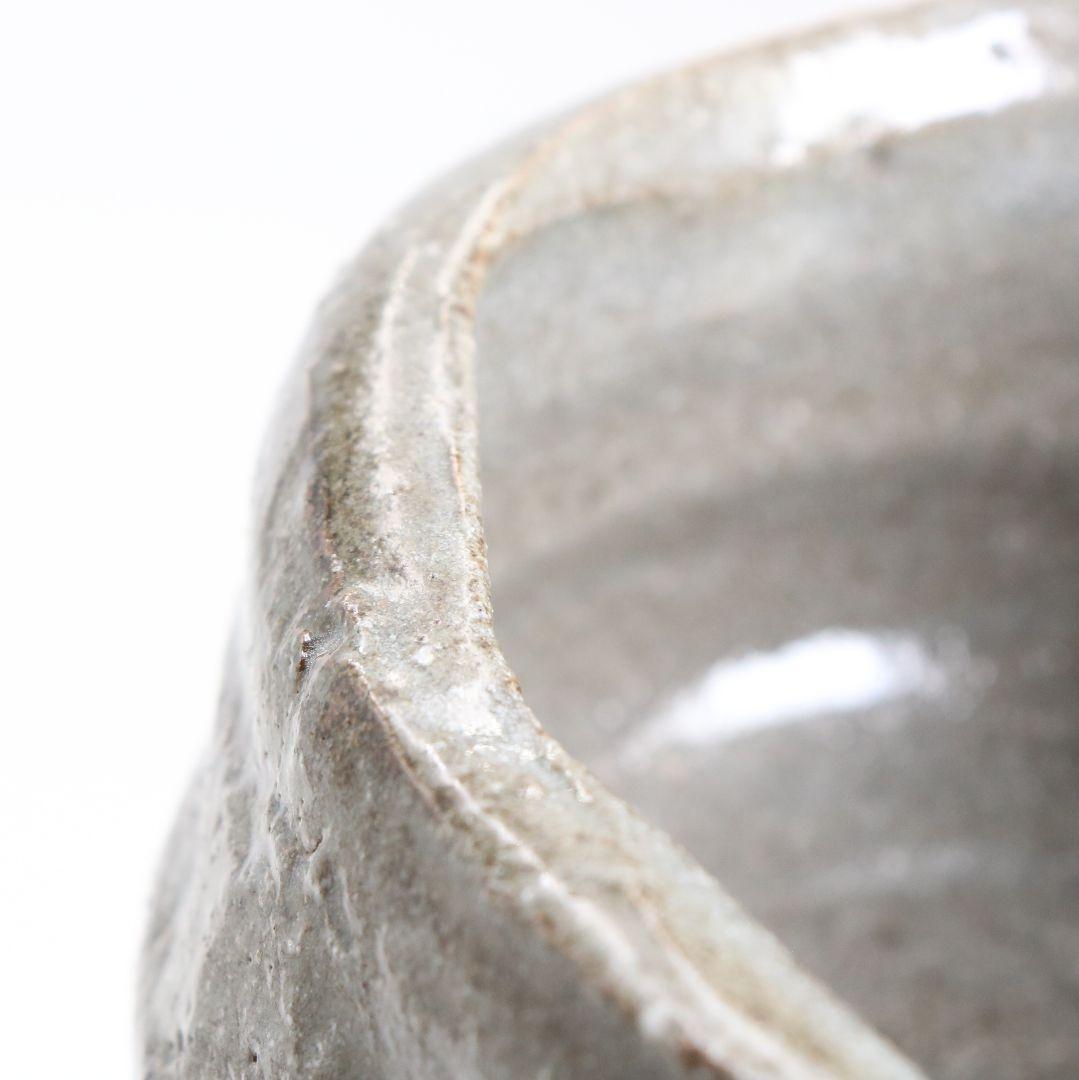 人間国宝 十二代 中里太郎右衛門(無庵)作 絵唐津茶碗 共箱共布　AK892