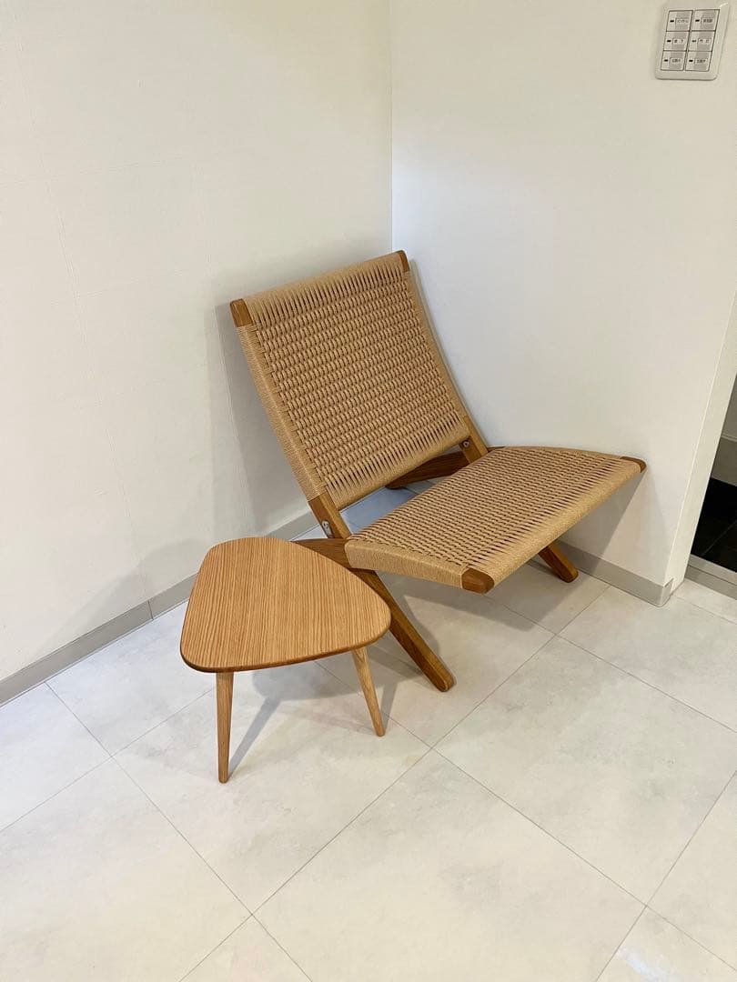 MOMONATURAL モモナチュラル　新品未使用　サイドテーブル　オーク無垢