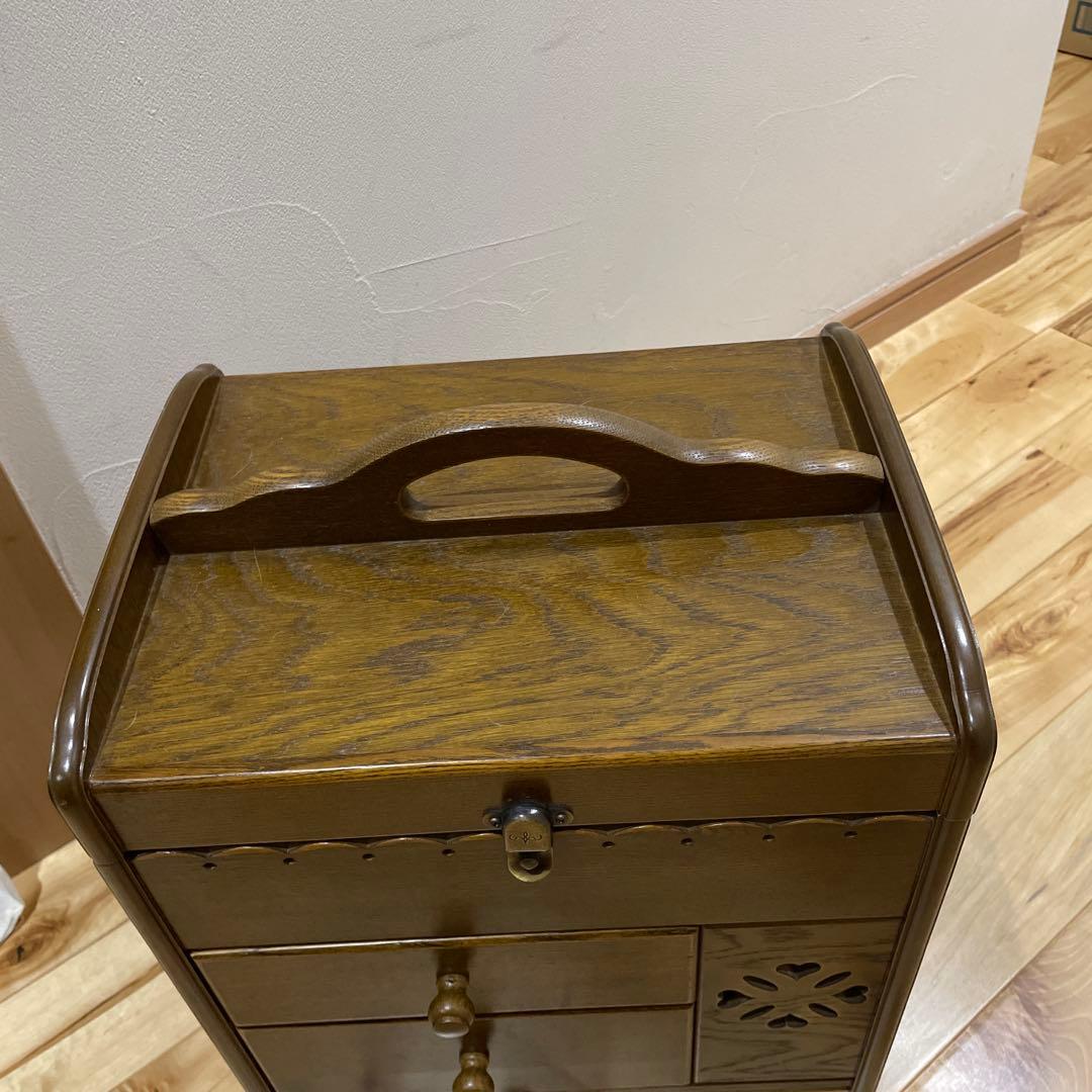 美品　パリ雑貨屋　アンティーク　小物入れ　メイクボックス