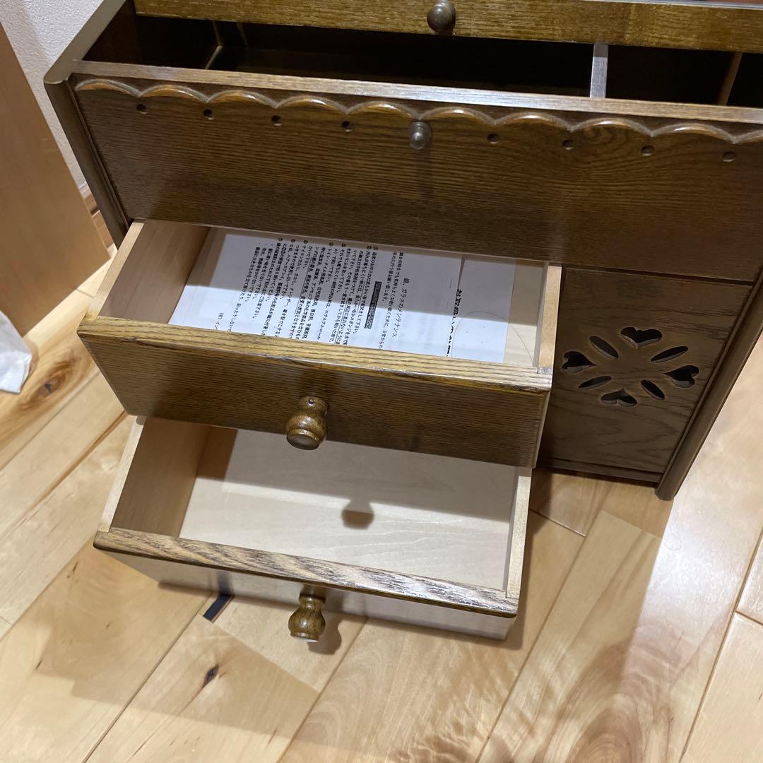 美品　パリ雑貨屋　アンティーク　小物入れ　メイクボックス