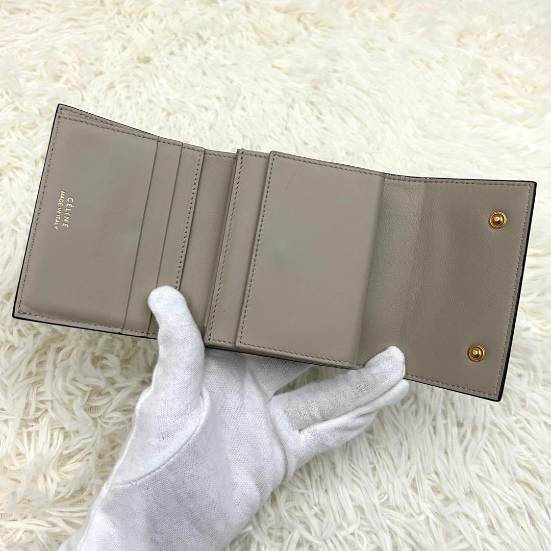 ［美品］CELINE スモール フォールデッドマルチファンクション 三つ折り財布