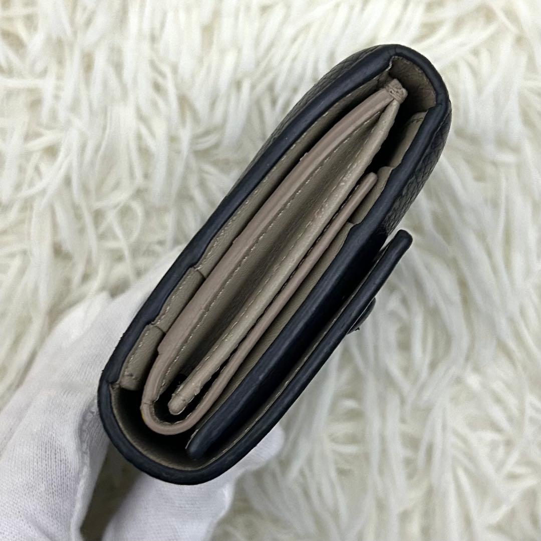 ［美品］CELINE スモール フォールデッドマルチファンクション 三つ折り財布