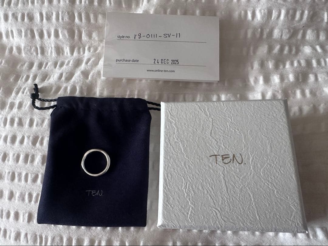 【新品未使用】TEN.スティムレーションリングsv925サイズ11号